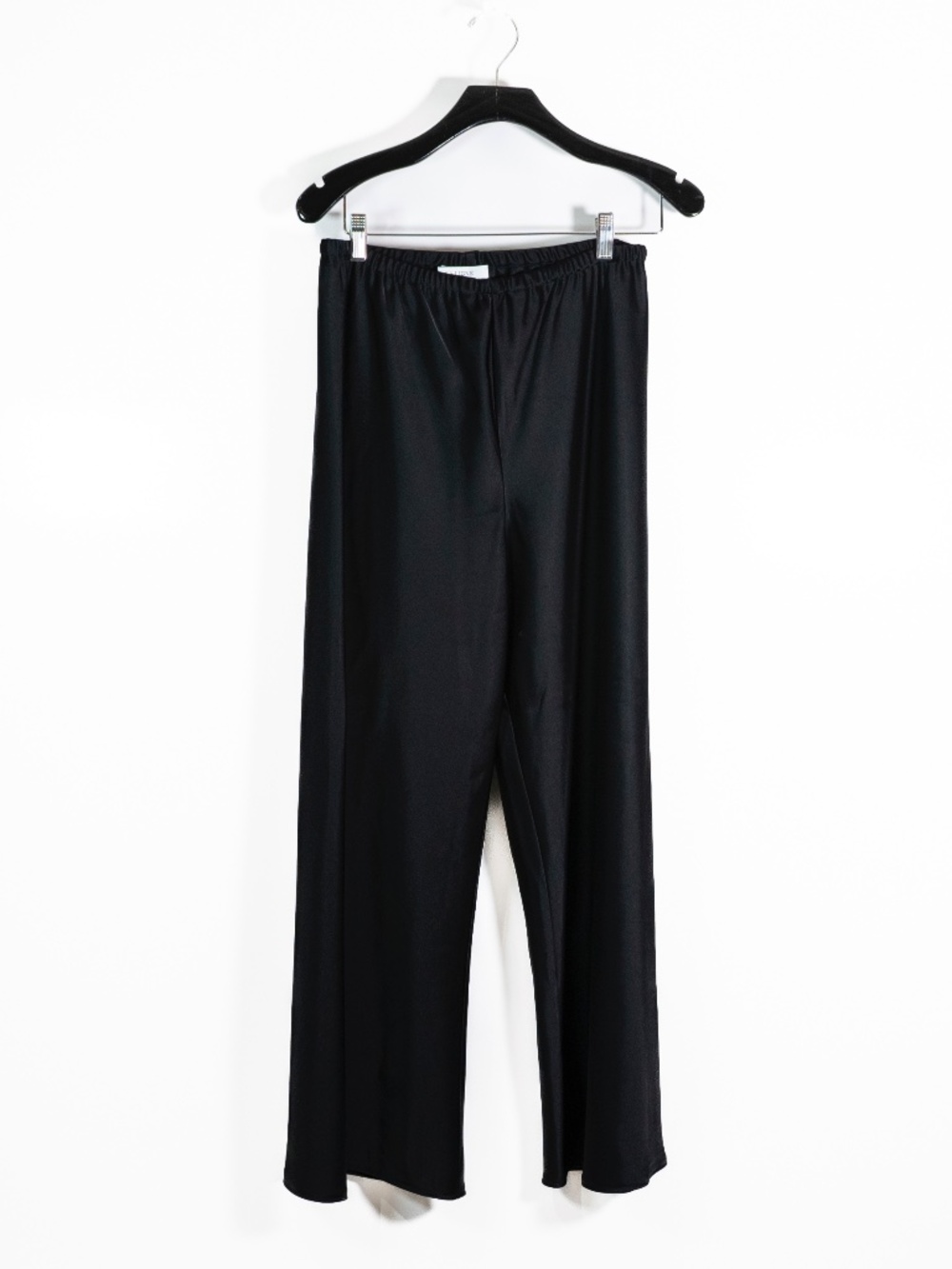 La Ligne Women's Colby Satin Bias Cut Full Length Trouser Pants Sold Black M